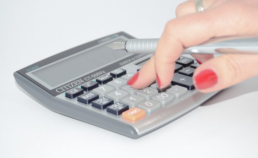 using calculator
